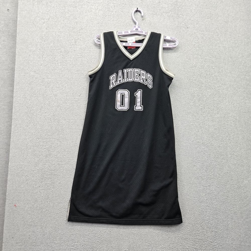 Las Vegas Raiders Women Dress M Black NFL 01 Graphic Team Logo Dress